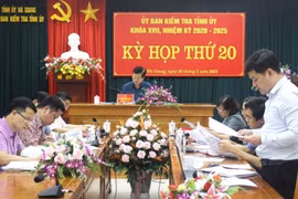 Một phiên họp của Ủy ban Kiểm tra Tỉnh ủy Hà Giang. Ảnh minh họa. (Nguồn: baohagiang.vn)