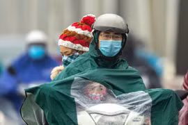 Không khí lạnh gây mưa dông tại vùng núi Bắc Bộ và Bắc Trung Bộ. (Ành: Lê Minh Sơn/Vietnam+)