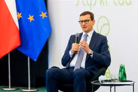 Thủ tướng Ba Lan Mateusz Morawiecki. (Ảnh: PAP/TTXVN)