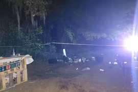 Hiện trường vụ xả súng tại một buổi hòa nhạc ở bang South Carolina. (Nguồn: wsbt.com)