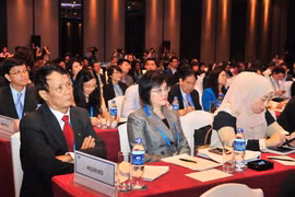 Đại biểu các nền kinh tế APEC tham dự hội thảo. (Ảnh: Nguyễn Khang/TTXVN)