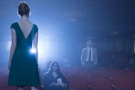 Emma Stone và Ryan Gosling trong phim 'La La Land'. (Nguồn: Rex)