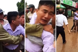 Khởi tố Vũ Quang Hữu về hành vi chống người thi hành công vụ. (Ảnh cắt từ video)