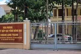 Văn phòng đăng ký đất đai tỉnh Đồng Nai - chi nhánh huyện Long Thành. (Nguồn: laodong.vn)
