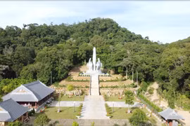 Khu di tích lịch sử cách mạng Việt Nam-Lào tại huyện Yên Châu, tỉnh Sơn La. (Ảnh: Hạnh Quỳnh/Vietnam+)