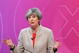 Thủ tướng Anh Theresa May tại một sự kiện ở York, miền bắc nước Anh ngày 2/6 vừa qua. (Ảnh: AFP/TTXVN)