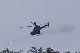 Trực thăng OH-58D Kiowa Warrior của quân đội Mỹ. (Ảnh: Yonhap/TTXVN)