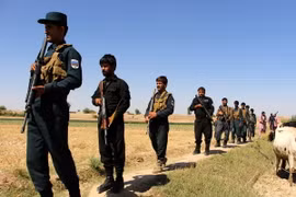 Lực lượng an ninh Afghanistan. (Ảnh: EPA/TTXVN)