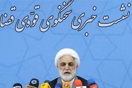 Người phát ngôn cơ quan tư pháp Iran Gholamhossein Mohseni Ejeie. (Nguồn: IRNA)