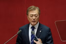 Tổng thống Hàn Quốc Moon Jae-in. (Ảnh: EPA/TTXVN)