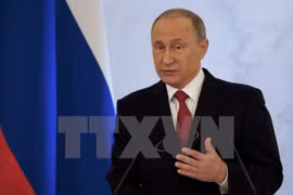 Tổng thống Nga Vladimir Putin. (Nguồn: AP/TTXVN)