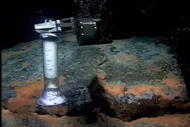 Khai thác methane hydrate dưới đáy đại dương. Ảnh minh họa. (Nguồn: soundwaves.usgs.gov)