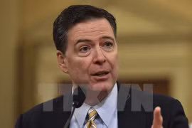 Cựu Giám đốc Cục Điều tra Liên bang James Comey. (Nguồn: AFP/TTXVN)