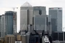 Trung tâm tài chính London. (Nguồn: AFP/TTXVN)