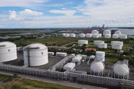 Kho cảng LNG Thị Vải. (Ảnh: Đoàn Mạnh Dương/TTXVN)