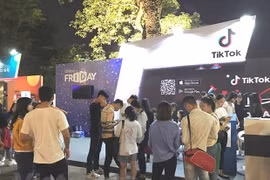Hàng hóa được khuyến mại, giảm giá lên tới 100% trong sự kiện Online Friday. (Ảnh: Đức Duy/Vietnam+)