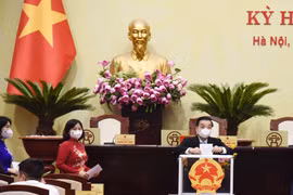 Ông Chu Ngọc Anh, tái đắc cử chức Chủ tịch Ủy ban Nhân dân thành phố Hà Nội nhiệm kỳ 2021-2026. (Ảnh: PV/Vietnam+)