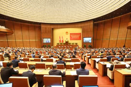 Hội nghị Đối ngoại toàn quốc triển khai thực hiện Nghị quyết Đại hội XIII của Đảng. (Ảnh: TTXVN)
