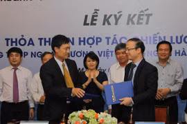 Vietcombank hỗ trợ vốn cho Ngân hàng Xây dựng Việt Nam