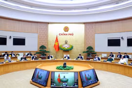 Quang cảnh phiên họp chính phủ thường kỳ tháng 12/2020. (Ảnh: Thống Nhất/TTXVN)