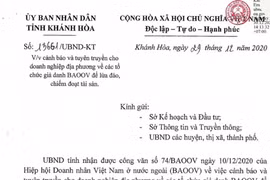 Kiên Giang: Giả danh Hiệp hội Doanh nhân Việt ở nước ngoài để lừa đảo