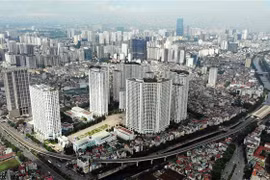 Khu đô thị Royal City, quận Thanh Xuân (Hà Nội). (Ảnh: Danh Lam/TTXVN)