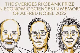 Ba nhà kinh tế Mỹ giành giải thưởng Nobel Kinh tế năm 2022