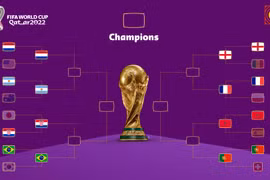 Lịch thi đấu chi tiết các trận tại vòng tứ kết World Cup 2022