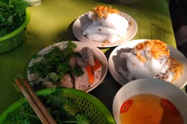 Bánh cuốn Hà Nội. (Ảnh: Phạm Hậu/TTXVN)