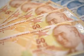 Đồng lira của Thổ Nhĩ Kỳ. (Ảnh: AFP/TTXVN)