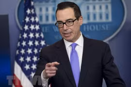 Bộ trưởng Tài chính Mỹ Steven Mnuchin. (Nguồn: AFP/TTXVN)
