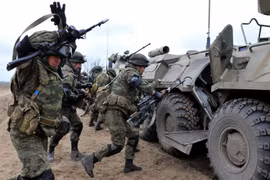 Binh sỹ Nga trong một cuộc diễn tập. (Ảnh: AFP/TTXVN)