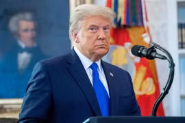 Ông Donald Trump phát biểu tại Nhà Trắng ở Washington, DC, ngày 7/12/2020. (Ảnh: AFP/TTXVN)