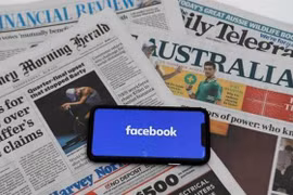 Facebook thông báo sẽ hạn chế chia sẻ các nội dung tin tức quốc tế ở Australia. (Ảnh: EPA-EFE/TTXVN)