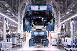 Nhà máy của Volkswagen tại Zwickau, Đức. (Nguồn: Bloomberg)