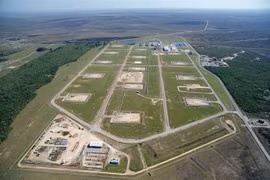 Một kho dự trữ dầu chiến lược của Mỹ ở bang Texas. (Ảnh: Clui.org/TTXVN)