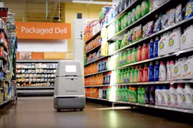 Robot tại một siêu thị của Walmart. (Nguồn: forbes.com)