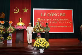 Đại tá Nguyễn Quốc Hùng giữ chức vụ Giám đốc Công an tỉnh Hà Nam