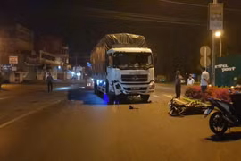 Hiện trường vụ tai nạn. (Ảnh: Đậu Tất Thành/TTXVN)