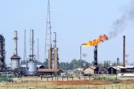 Toàn cảnh một mỏ dầu ở Libya. (Ảnh: AA/TTXVN)
