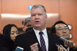 Đặc phái viên Mỹ về Triều Tiên Stephen Biegun. (Ảnh: AFP/TTXVN)