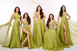 Hoa hậu và 4 á hậu Miss Grand Vietnam 2022. (Ảnh: BTC)