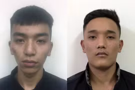 Lê Văn Quân (trái) và Đặng Tuấn Anh. (Ảnh: Công an Hà Nội) 