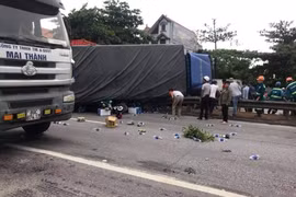 Quốc lộ 5 đoạn chạy qua xã Cộng Hòa, huyện Kim Thành, Hải Dương là nơi xảy ra tai nạn. (Ảnh: Google Maps) 