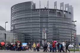 Một cuộc họp của Nghị viện châu Âu ở Strasbourg, Pháp. (Ảnh: AFP/TTXVN)