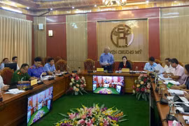 Phó Chủ tịch Quốc hội Uông Chu Lưu phát biểu tại buổi làm việc. (Ảnh: Nguyễn Thắng/TTXVN)