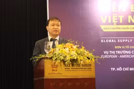 Ông Đỗ Thắng Hải, Thứ trưởng Bộ Công Thương, phát biểu khai mạc Diễn đàn. (Ảnh: Xuân Anh/TTXVN)