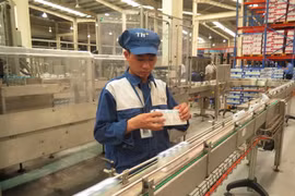 Nhà máy sữa TH là dự án thu hút đầu tư hiệu quả tại miền Tây Nghệ An. (Ảnh: Nguyễn Văn Nhật/Vietnam+)