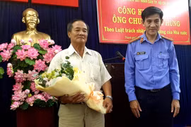 Viện Kiểm sát Nhân dân Thành phố Hồ Chí Minh xin lỗi công khai đối với ông Chu Quang Hưng. (Ảnh: Thành Chung/TTXVN)