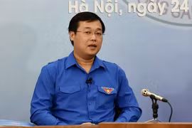 Ủy viên dự khuyết Trung ương Đảng, Bí thư thứ Nhất Trung ương Đoàn, Chủ tịch Trung ương Hội Liên hiệp Thanh niên Việt Nam Lê Quốc Phong. (Nguồn: TTXVN)